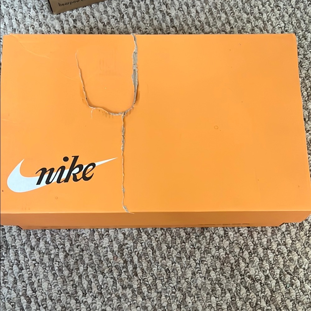 Nike Bright Orange Shoe Box